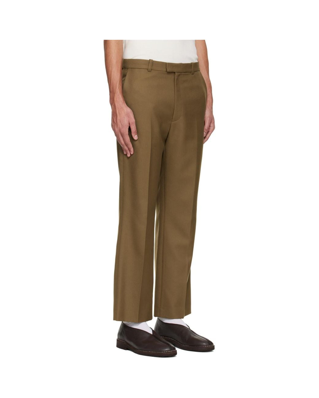 A.P.C. Natural Tan Jim Trousers for men