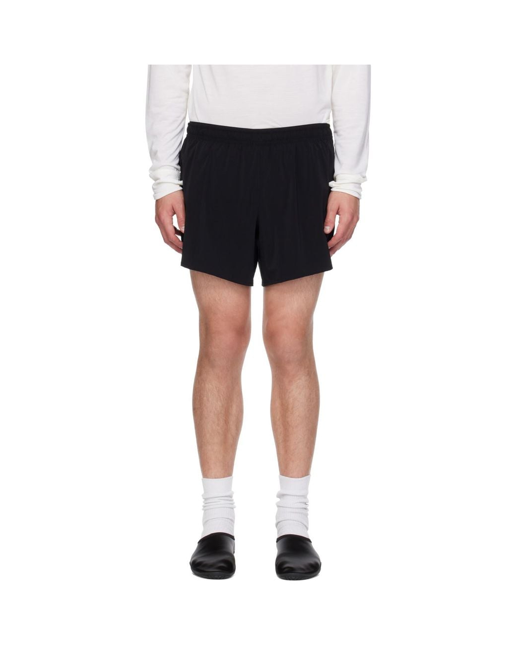 Literary Sport Black Morrison 5 Running Shorts for men