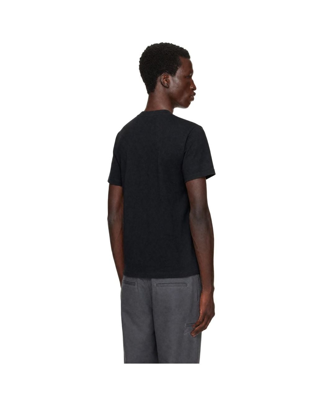 A Bathing Ape Black 1St Camo Round Box Logo T-Shirt for men