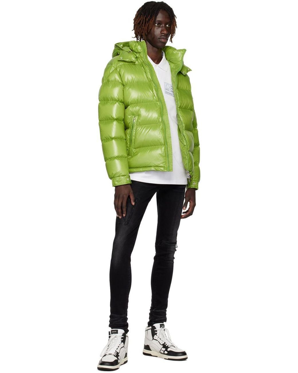 Moncler Green Maya Down Jacket for Men Lyst