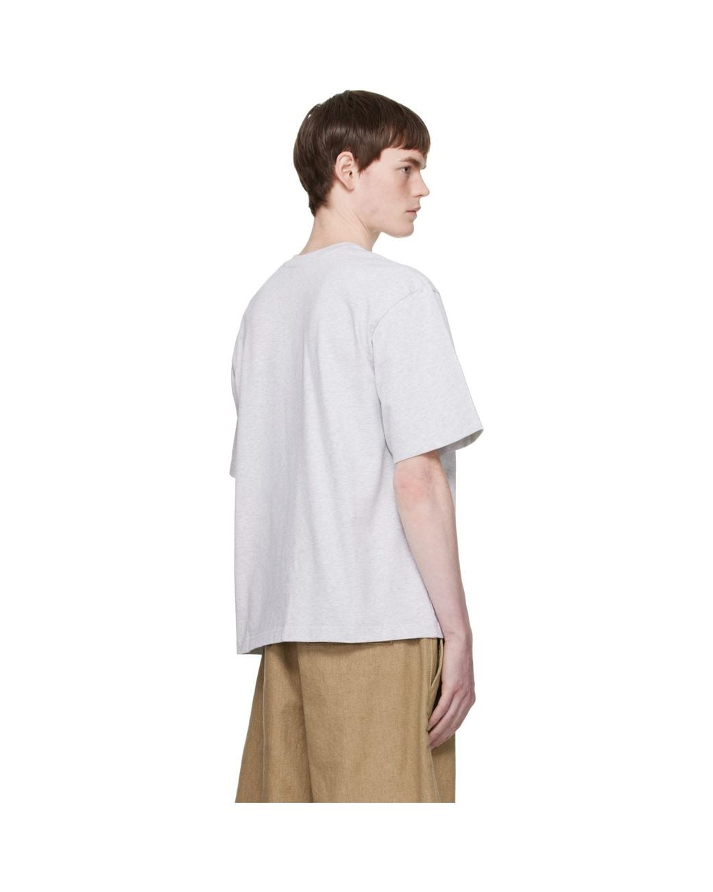 Casablanca White 'Collage D'Icônes Graphiques' Oversized T-Shirt for men