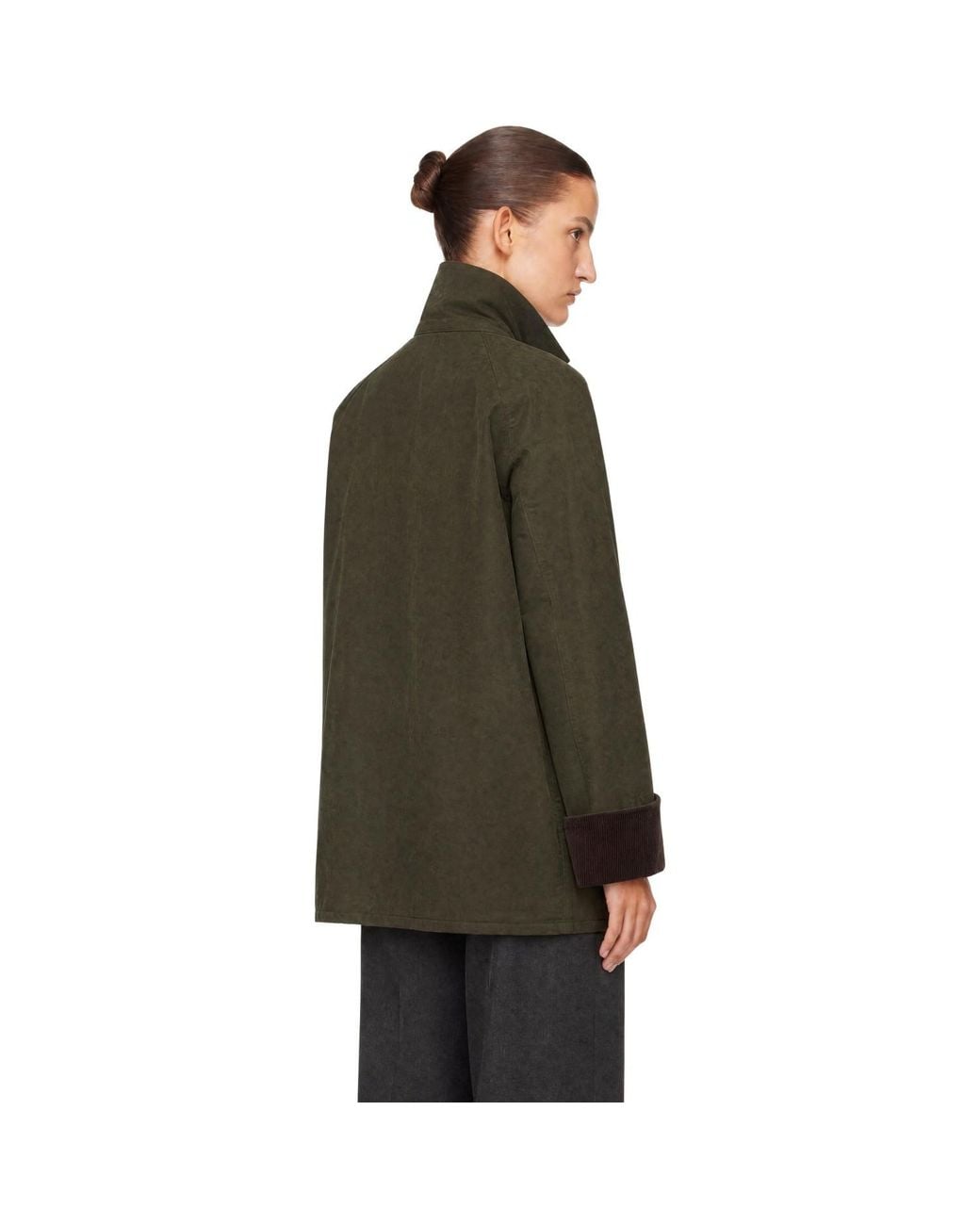 DUNST Green Waxed Cotton Hunting Jacket