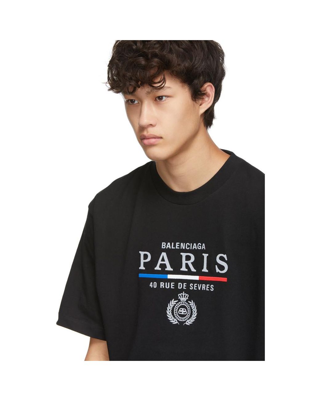 Balenciaga flag deals t shirt
