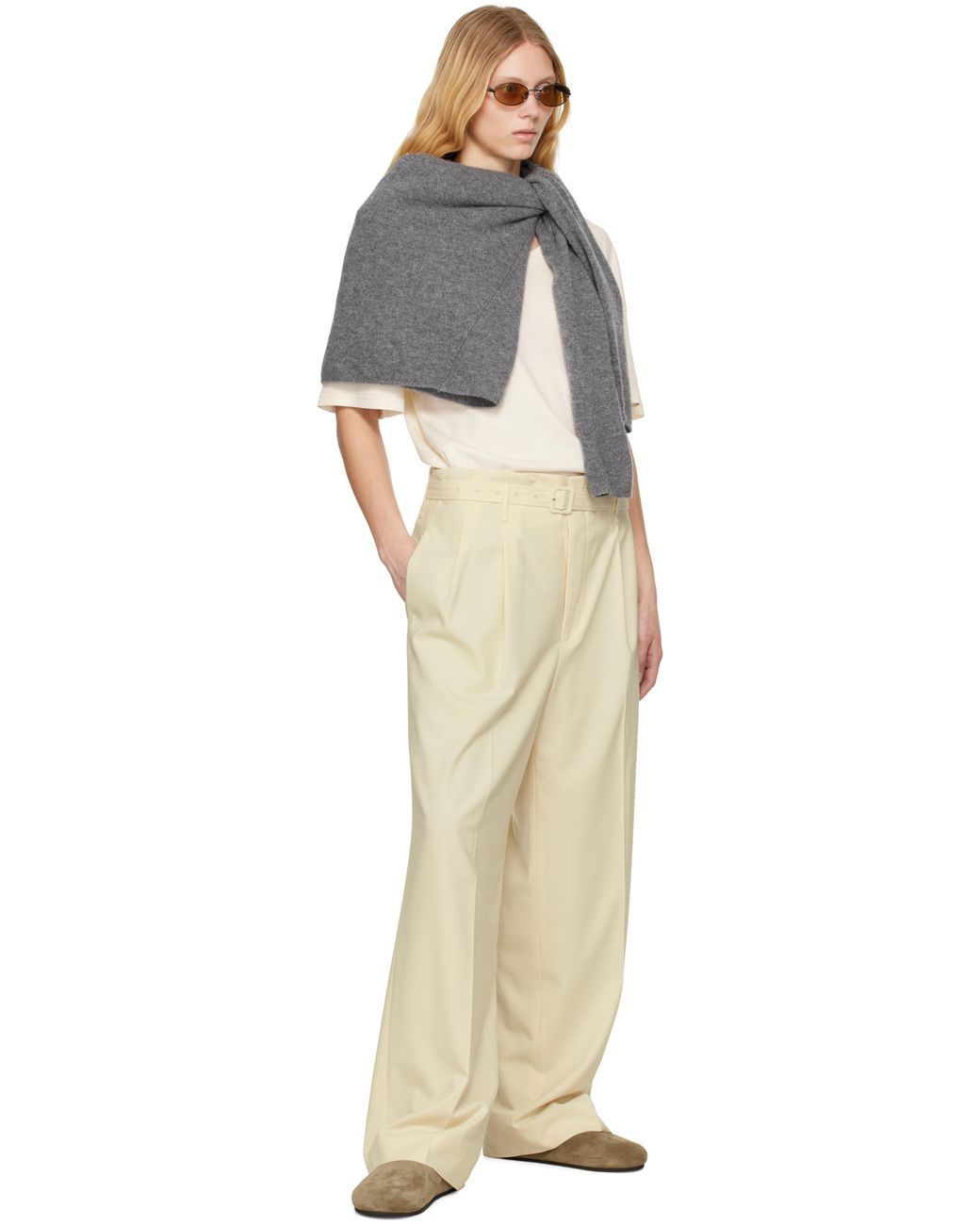 AURALEE TROPICAL WOOL TWO-TUCK SLACKS【3】 SUPER FINE TROPICAL WOOL TWO-TUCK SLACKS BLACK – TIME AFTER TIME