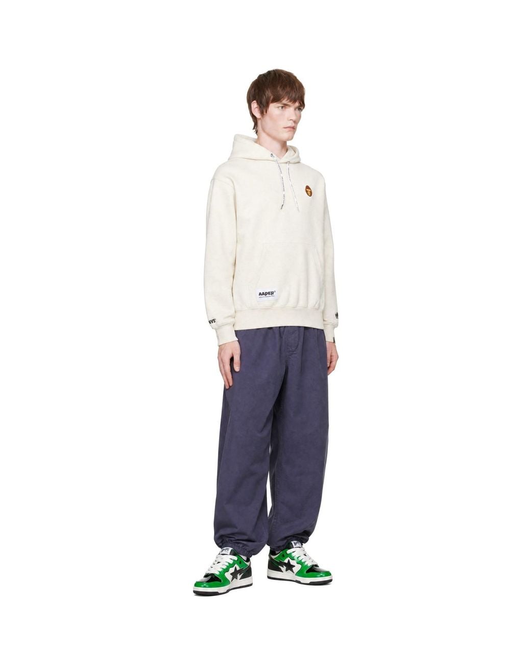 Pull À Capuche À Logo Aaper Aape By A Bathing Ape pour homme en coloris White