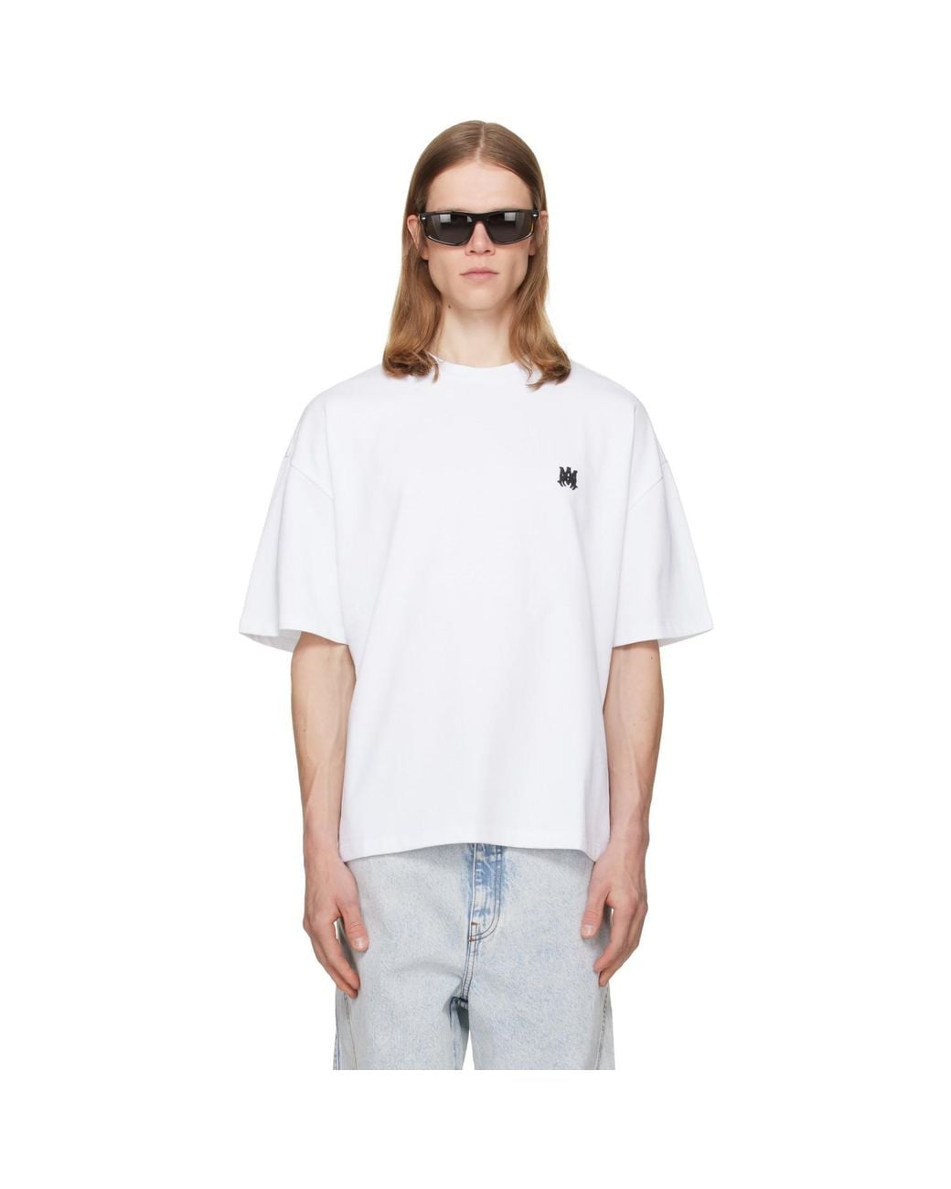 Amiri White Ma Skater T-Shirt for men