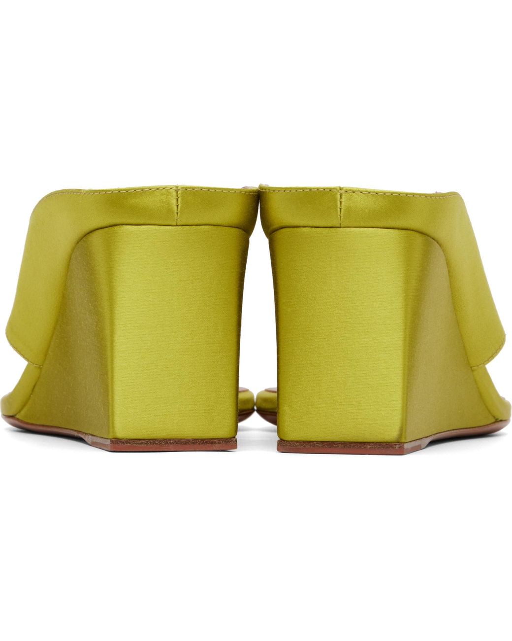 Alaïa Black Cube Thong Mule Sandals
