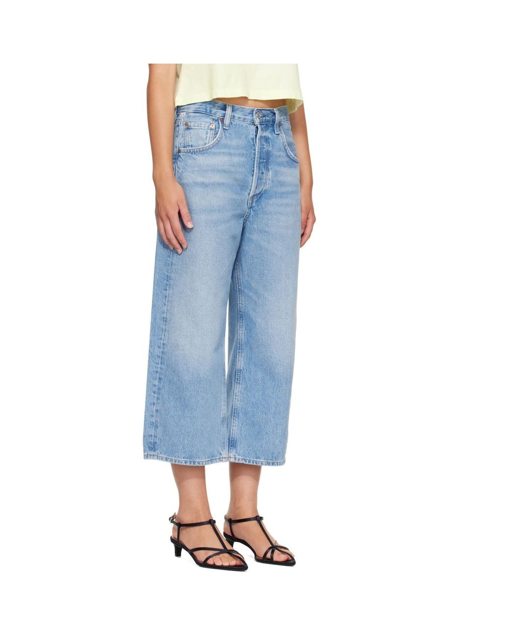 Citizens of Humanity Blue Vintage Culotte Jeans