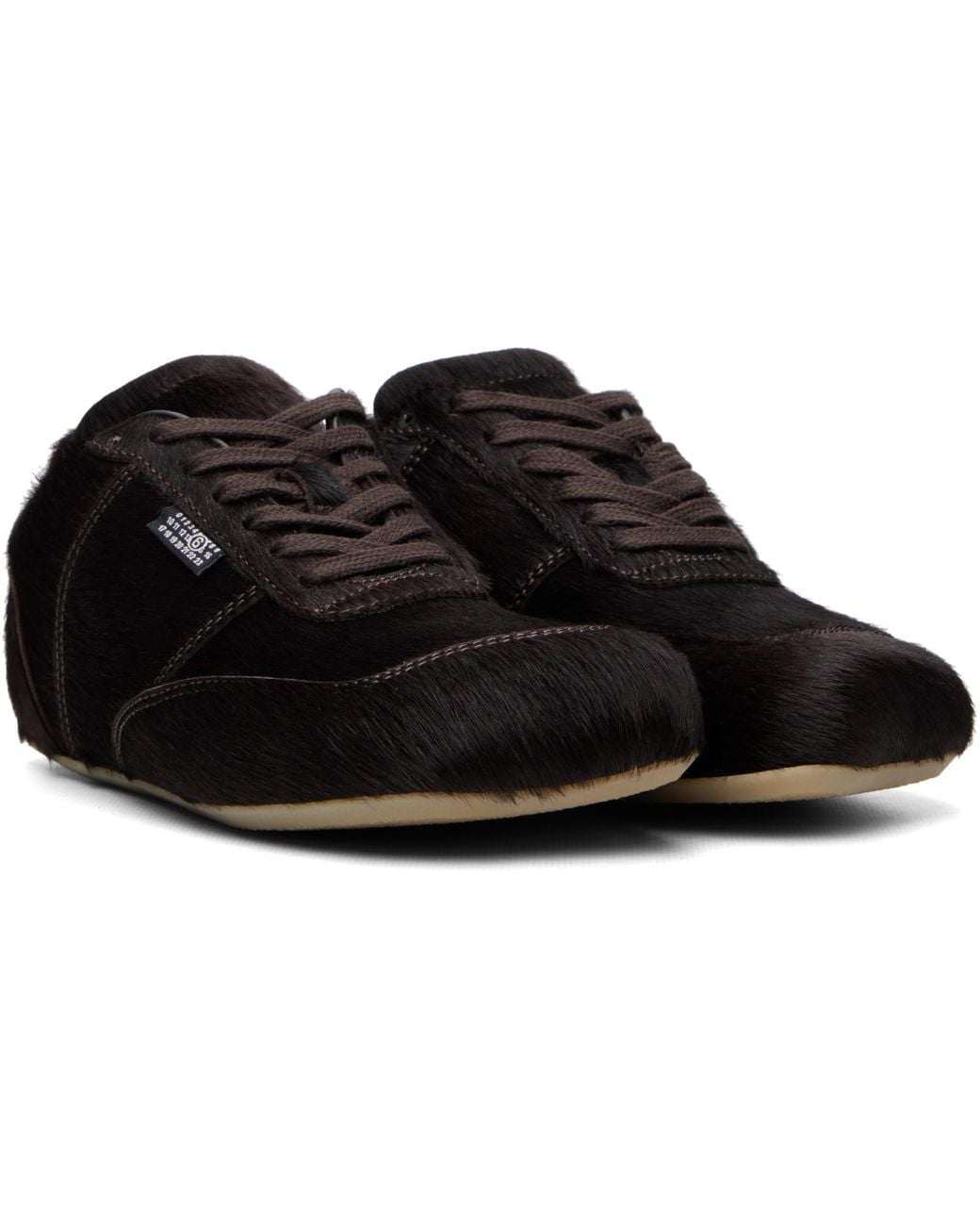 MM6 by Maison Margiela Black Anatomic Sneakers