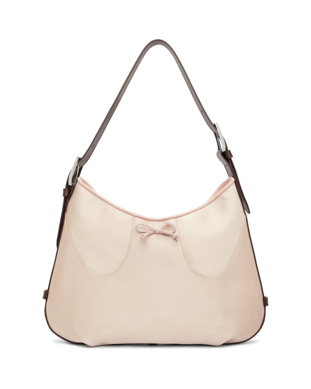 Abra Natural Satin Ballerina Bag