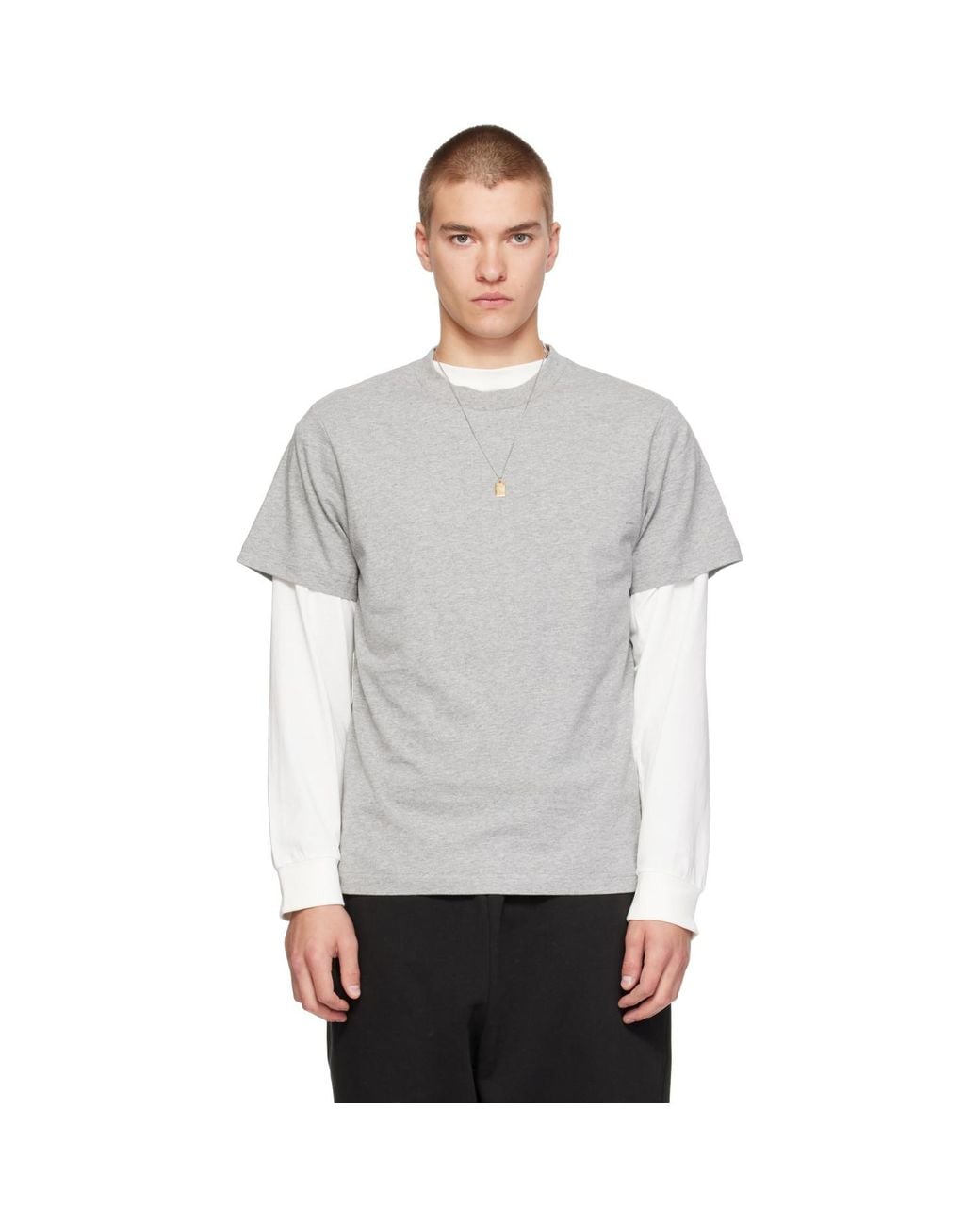Entire studios Gray Standard T-Shirt for men