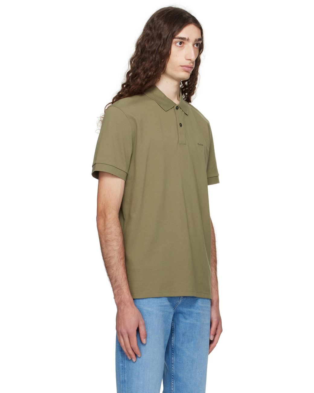 Boss Orange Pallas Piqué Logo Polo for men