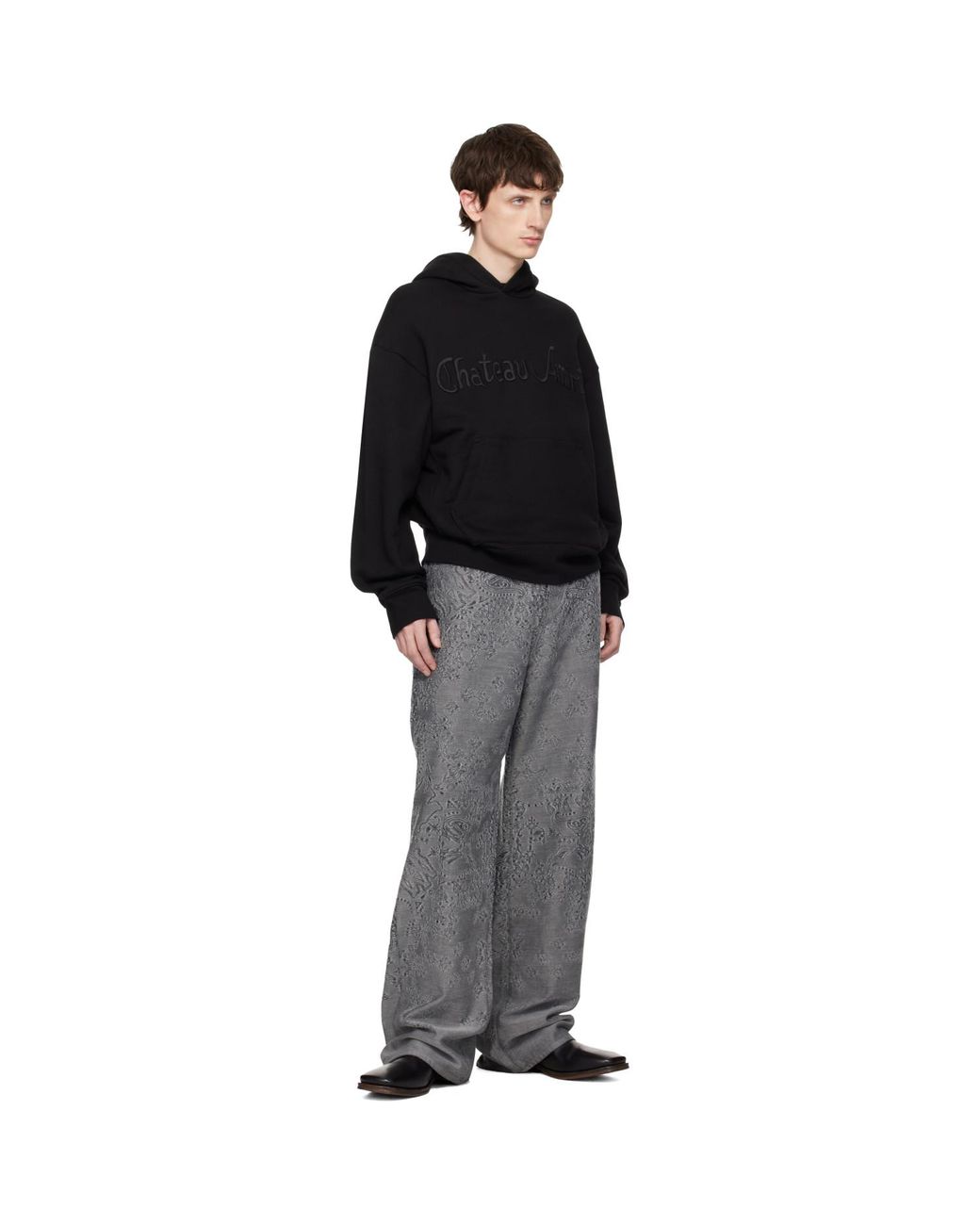 Amiri Black Ma Quad Bandana Baggy Jeans for men