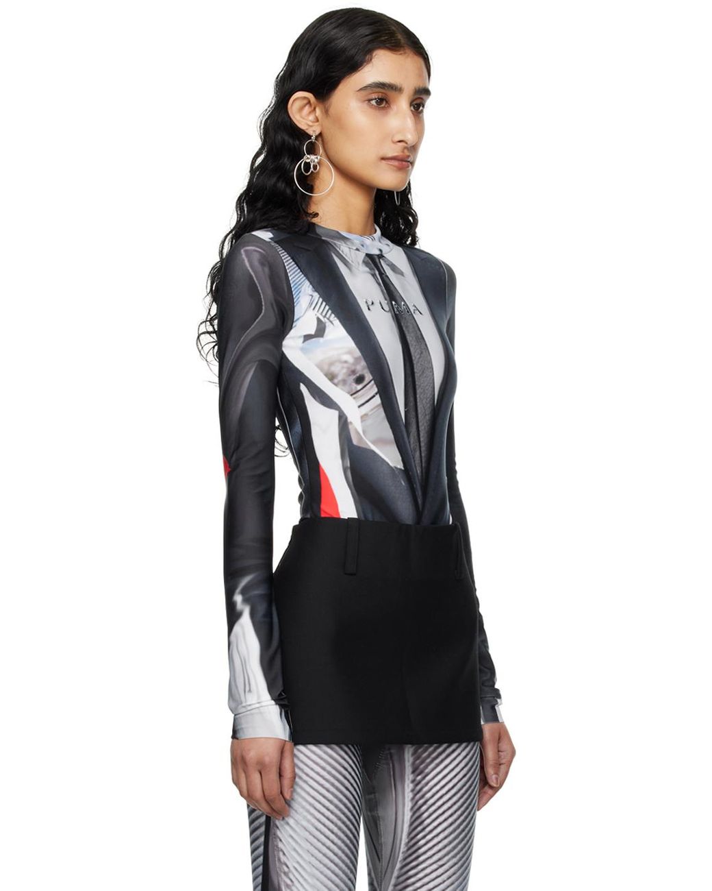 OTTOLINGER Puma Edition Bodysuit in Black | Lyst