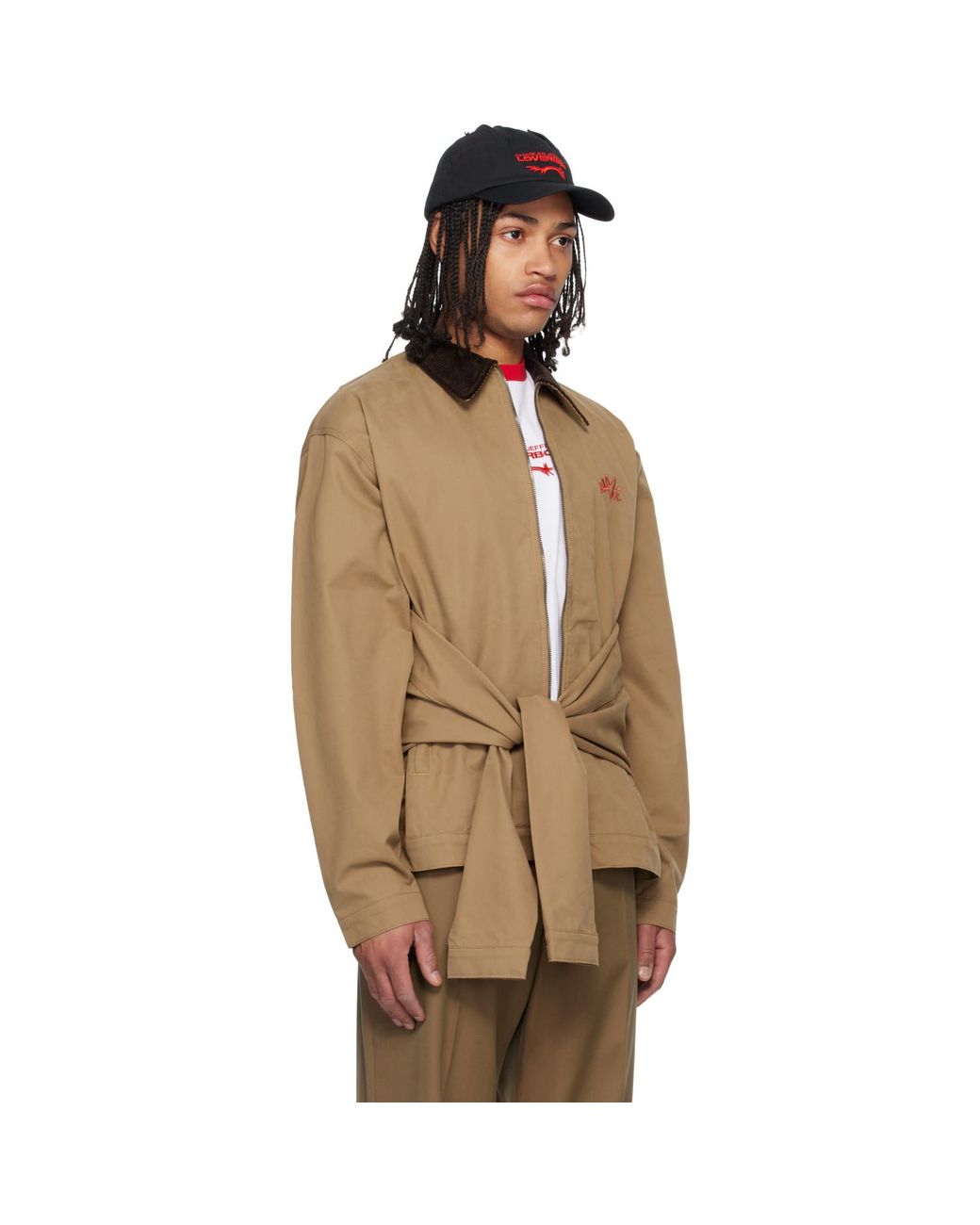 Charles Jeffrey Natural Tan Hug Jacket for men