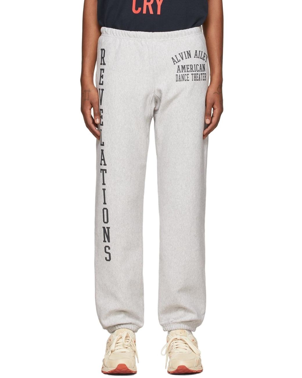 DENIM TEARS Cotton Grey Champion Edition Lounge Pants in Gray for Men