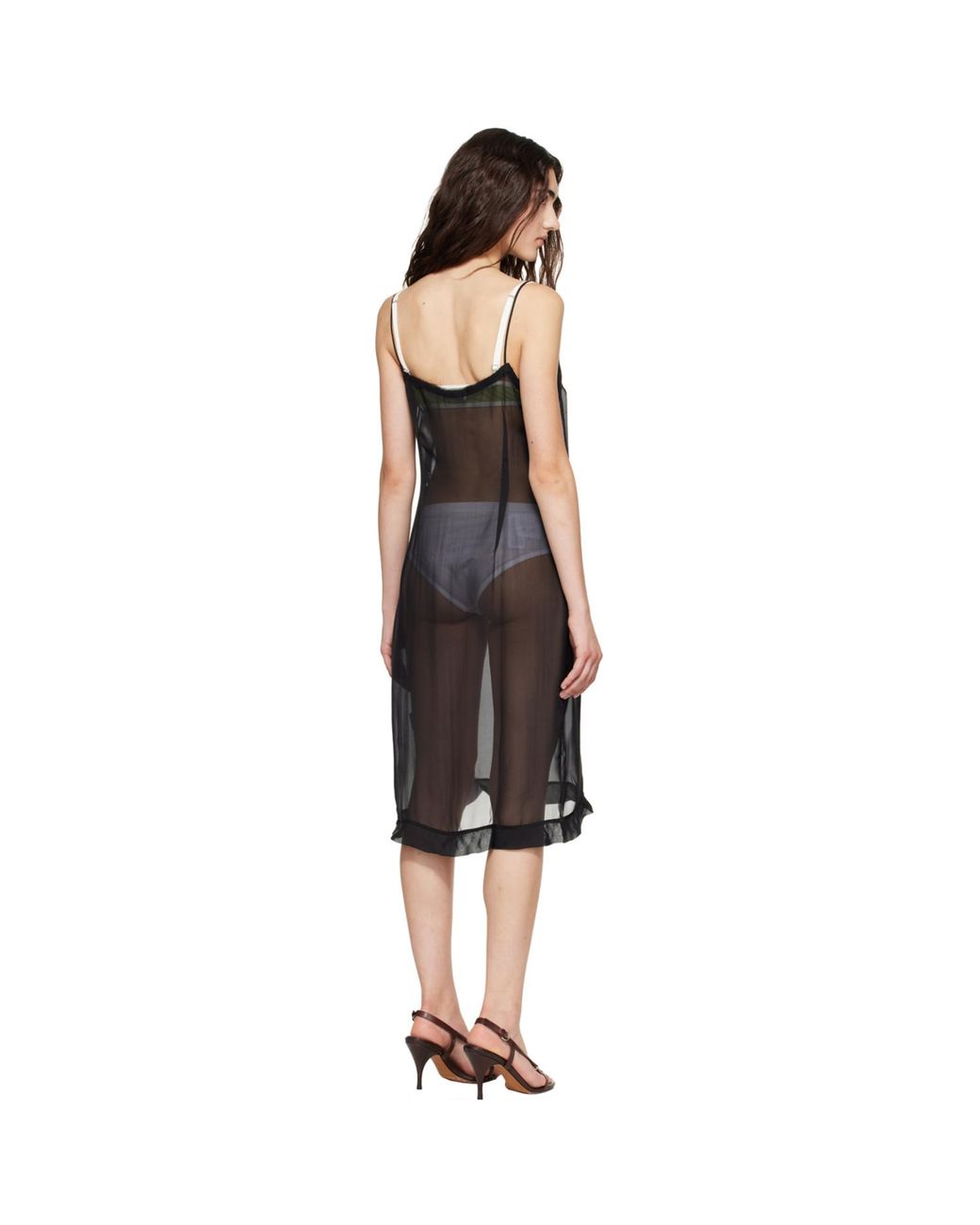 Paloma Wool Black Enos Midi Dress