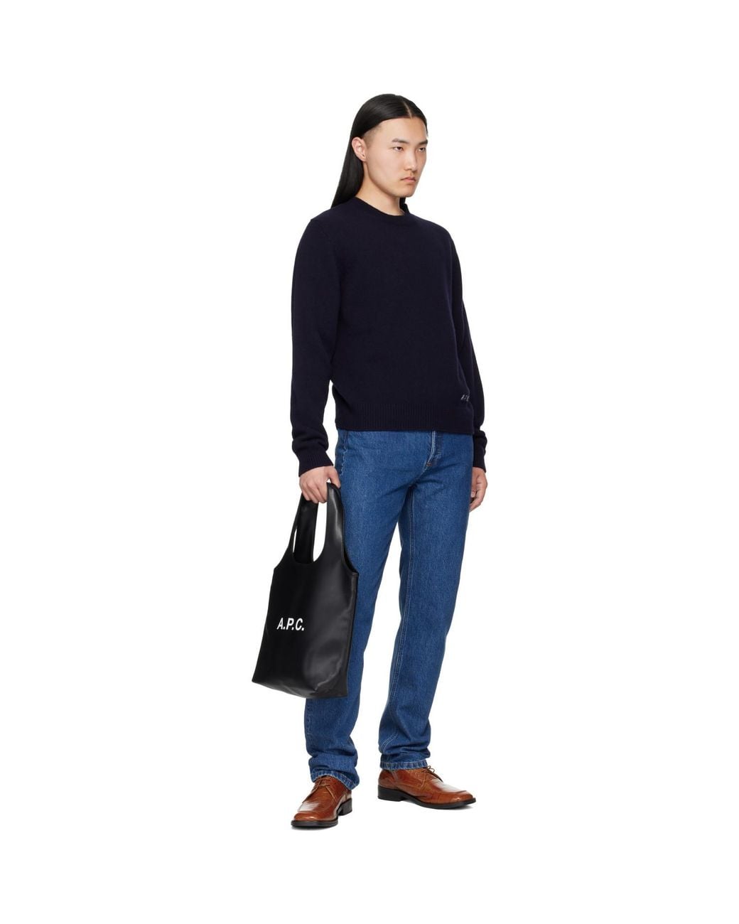 A.P.C. Blue Edmond Sweater for men