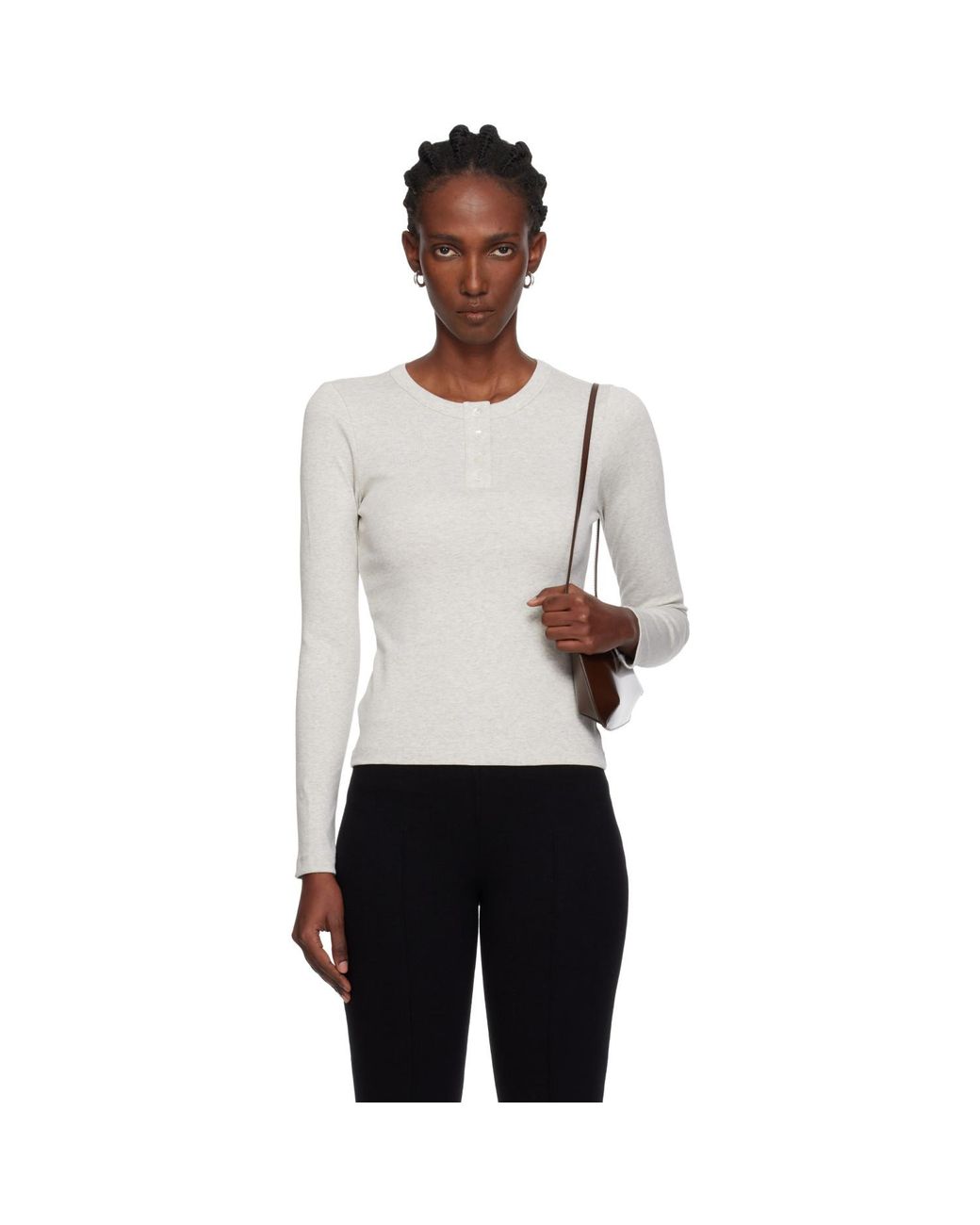 Flore Flore Black Jess Longsleeve Henley
