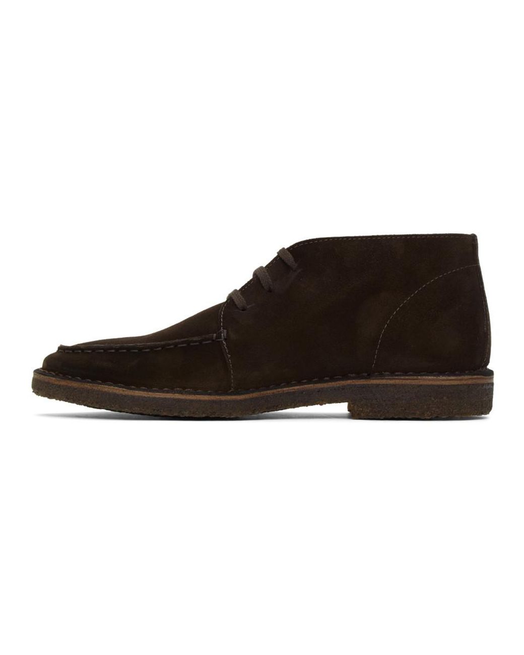 Drake's Brown Crosby Moc Toe Chukka Boots for Men | Lyst