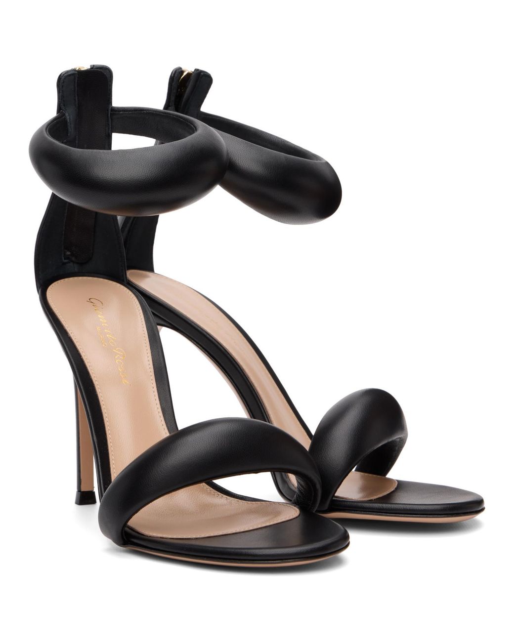 Gianvito Rossi Black Bijoux Heeled Sandals