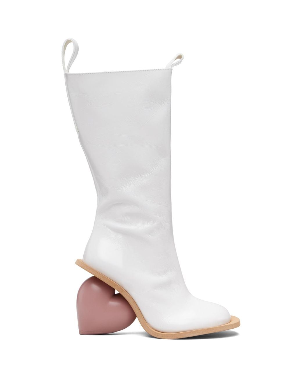 Yume Yume White Love Tall Boots