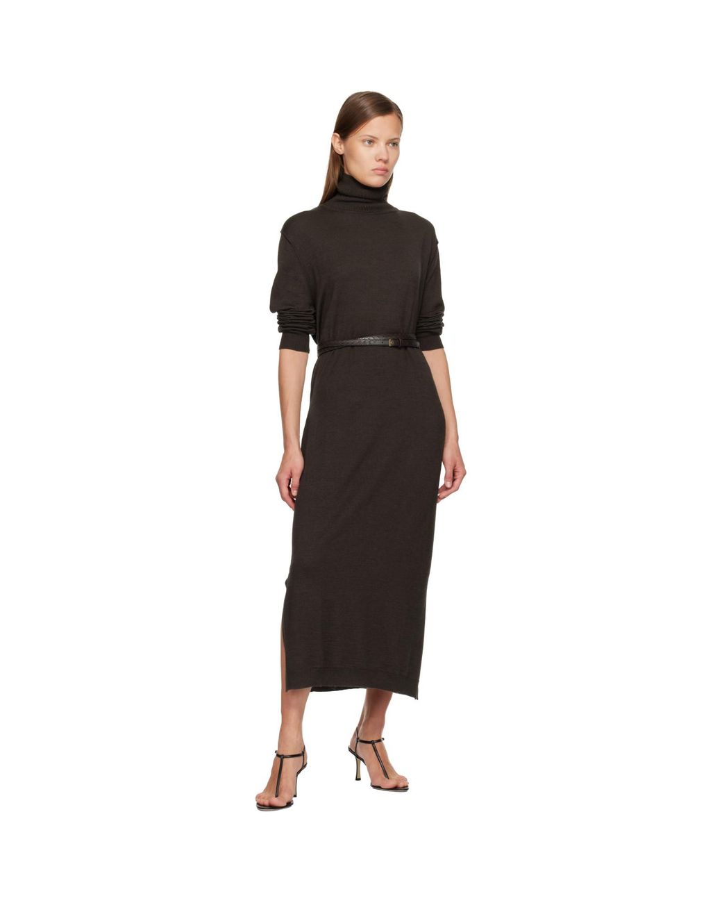 Bottega Veneta Black Watch Belt