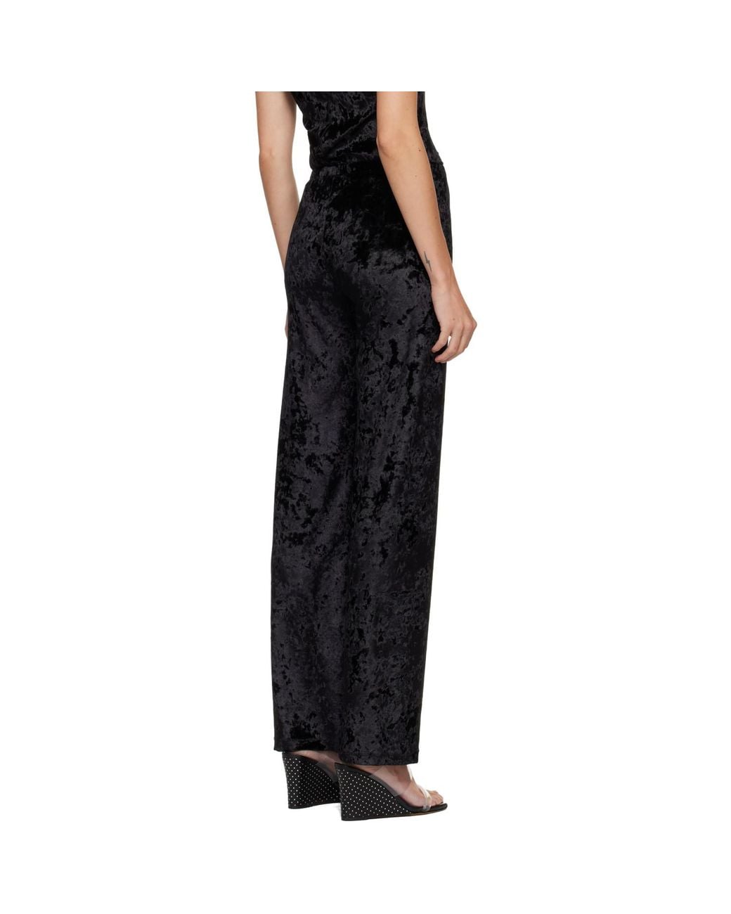 Maryam Nassir Zadeh Black Dance Lounge Pants