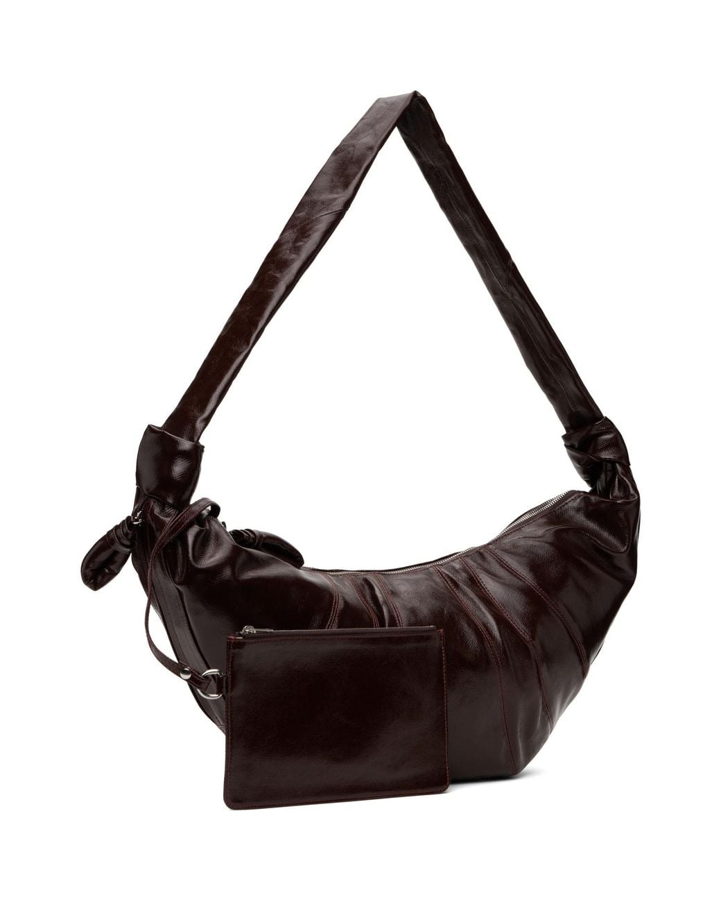Lemaire Brown Large Croissant Bag