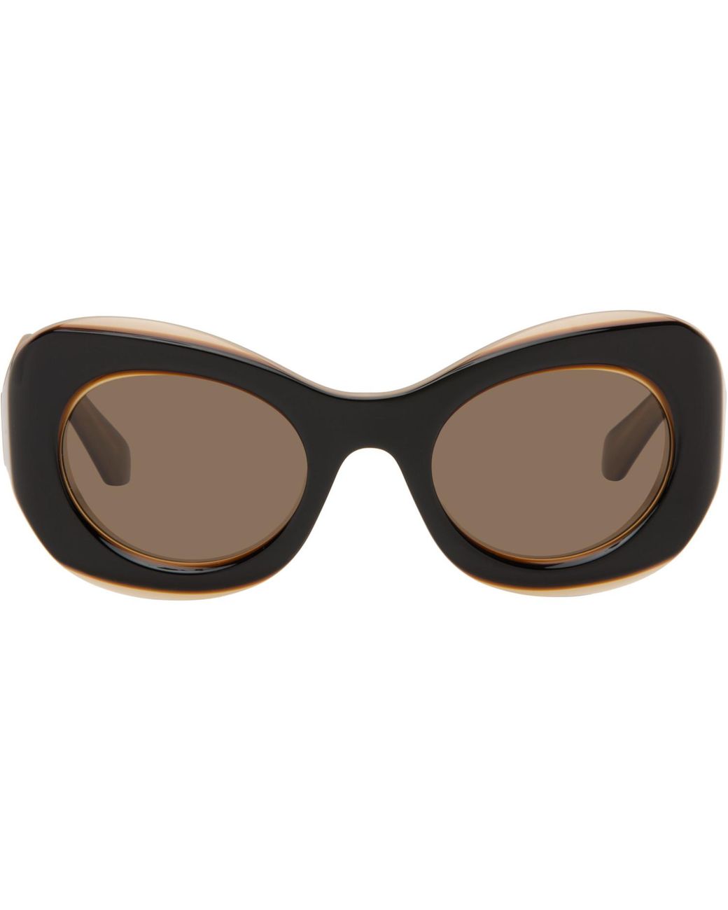 Loewe Brown Sierra Butterfly Sunglasses