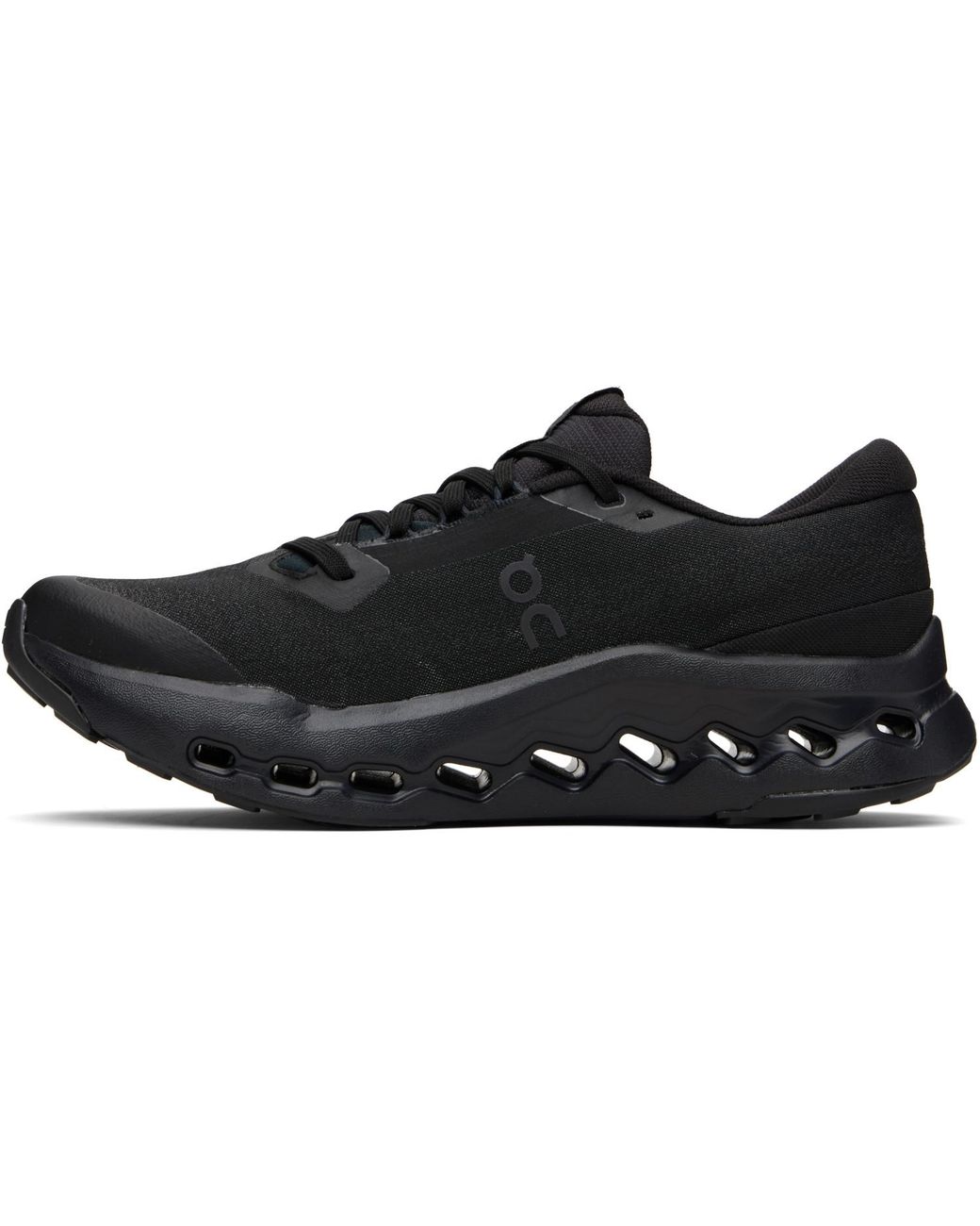 On Shoes Black Cloudsurfer Trail 2 Waterproof Sneakers for men