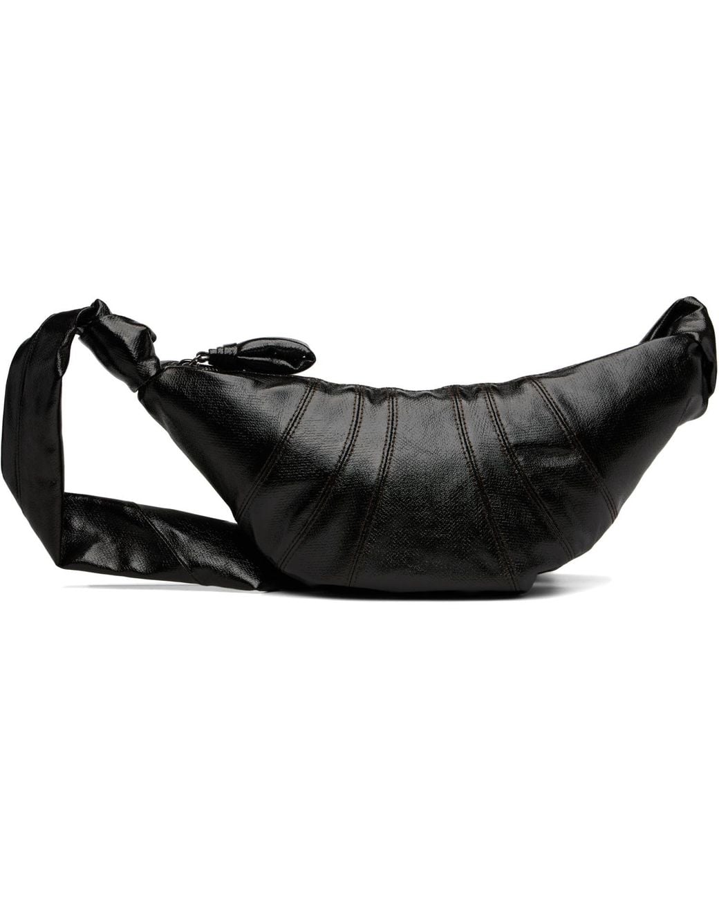 Lemaire Black Small Croissant Bag