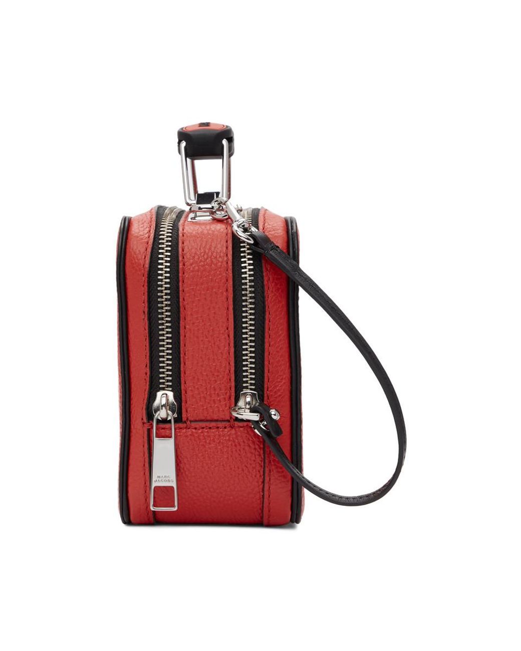 Marc Jacobs Red The Textured Mini Box Bag | Lyst