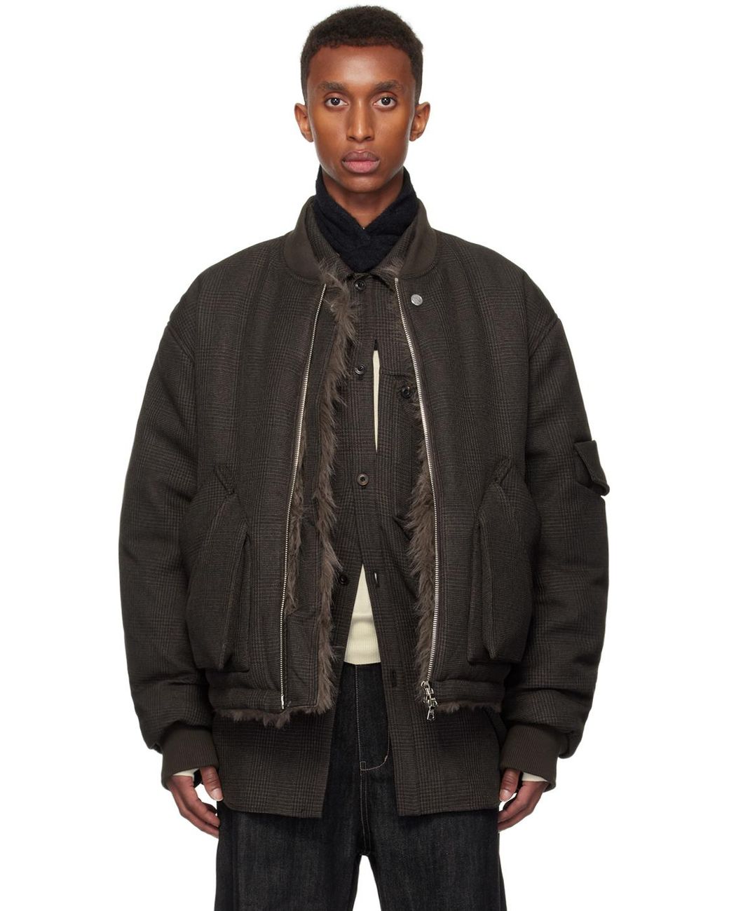 NULLUS】REVERSIBLE SORONA PADDED BOMBER