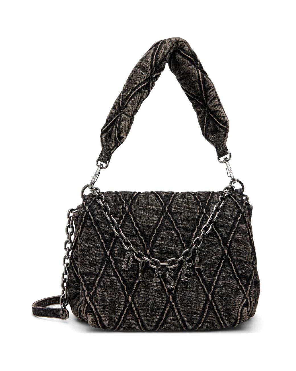 DIESEL Black Dsl 3D X Camera Bag for men