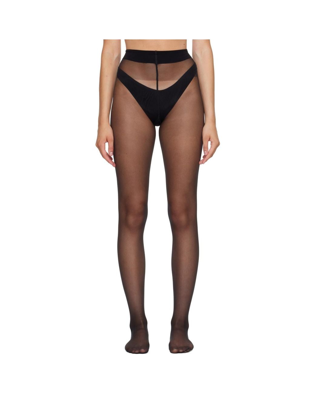 Wolford Black Satin Touch 20 Tights