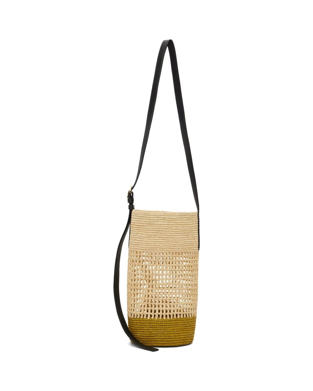 Khaite Black Khaki Small Billie Bucket Bag
