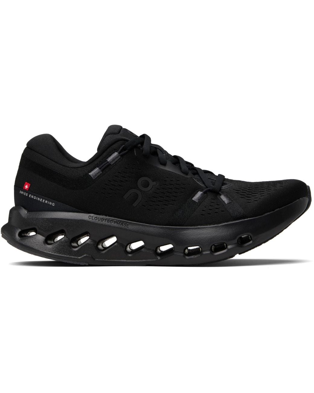 On Shoes Black Cloudsurfer 2 Sneakers for men