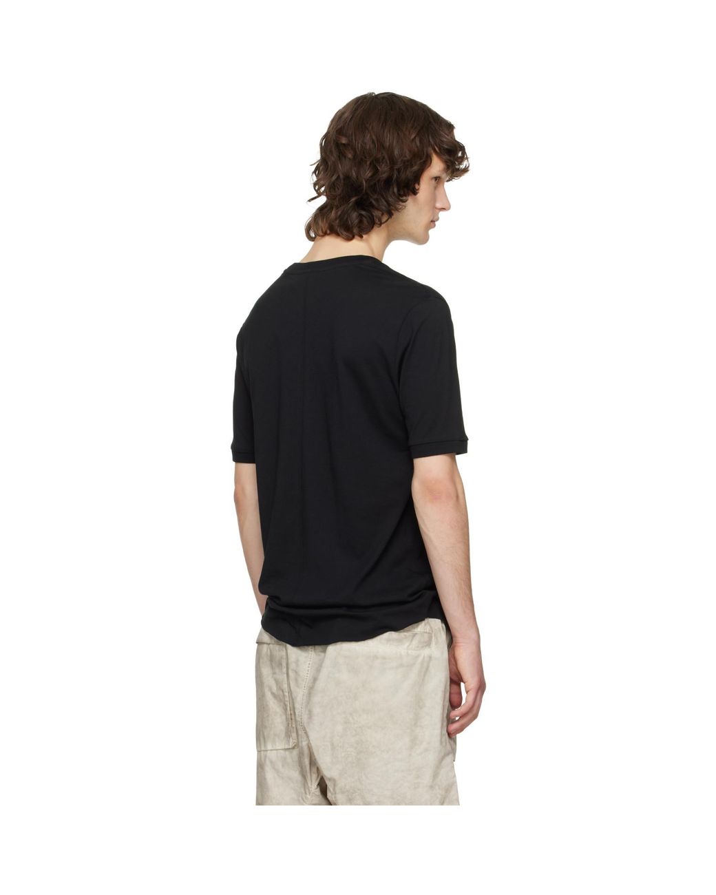 Thom Krom Black M Ts 937 T-Shirt for men
