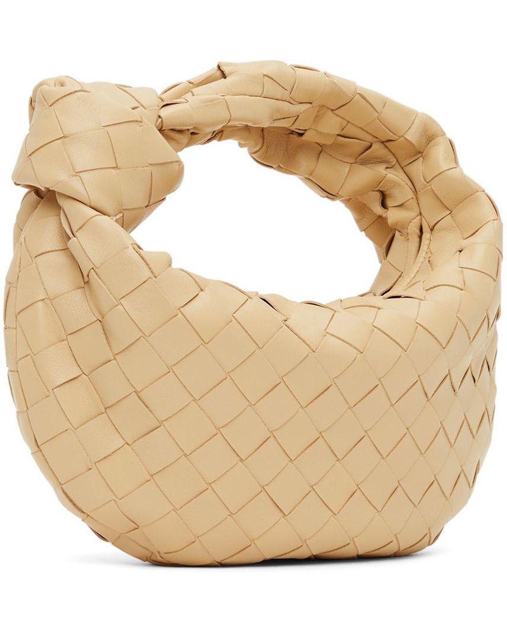 Bottega Veneta Natural Beige Mini Jodie Bag