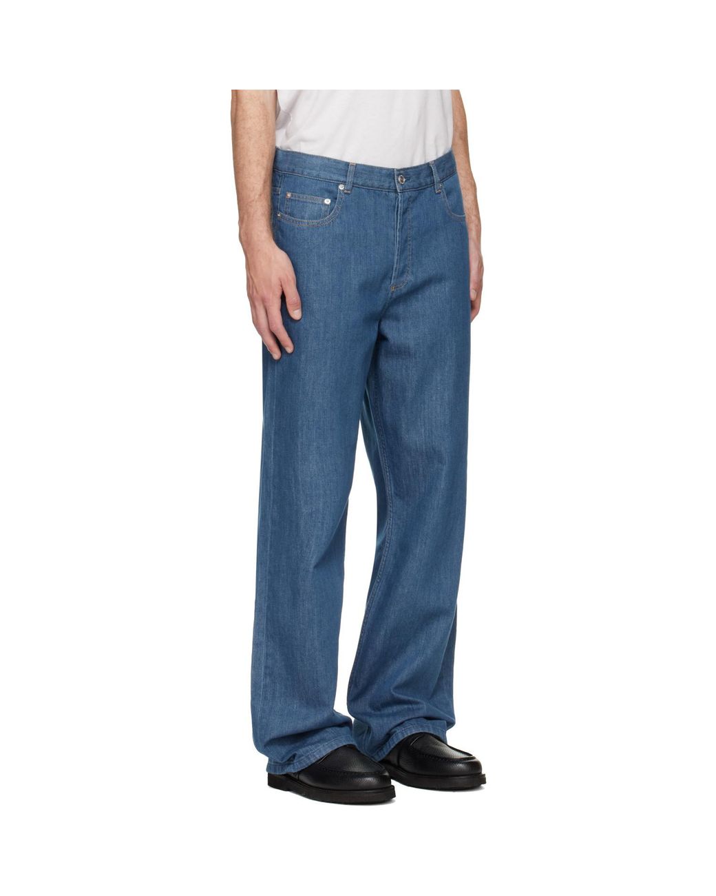 Jean Aaron Bleu A.P.C. pour homme en coloris Blue