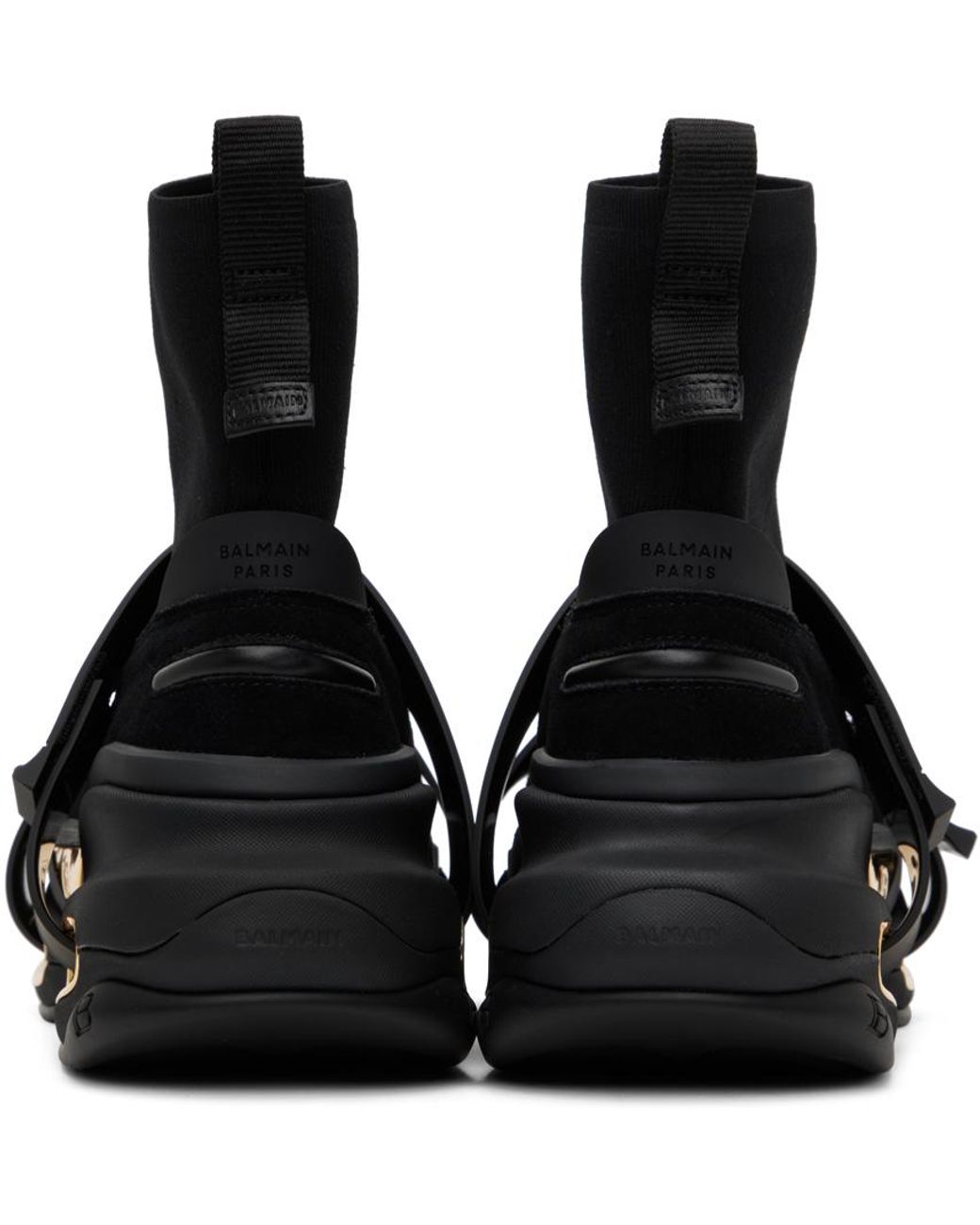 メンズ Balmain B-bold スニーカー ブラック | Lyst