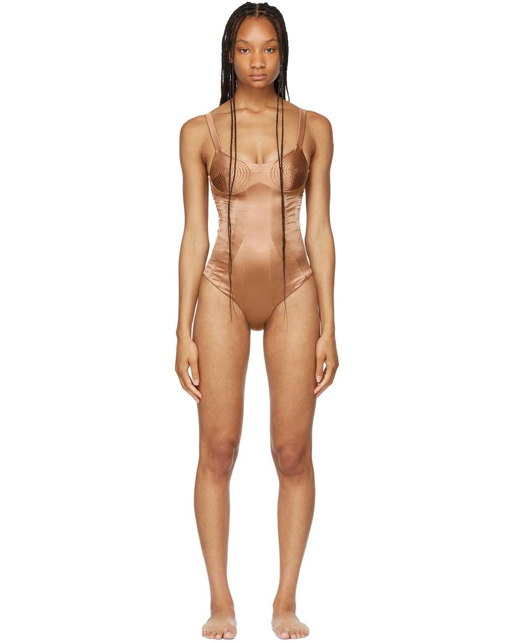 Isa Boulder Synthetic Ssense Exclusive Brown Bullseye One piece 
