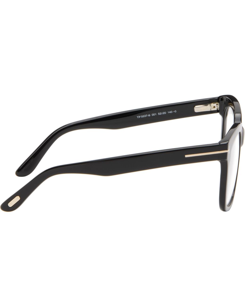 Tom Ford Black Icon Block Square Light Glasses