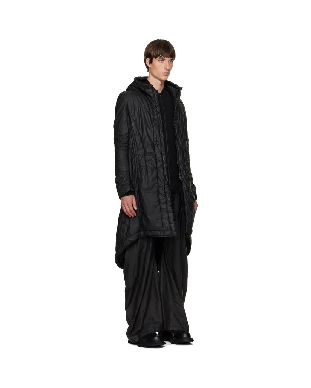 Julius Black Urban Coat for men