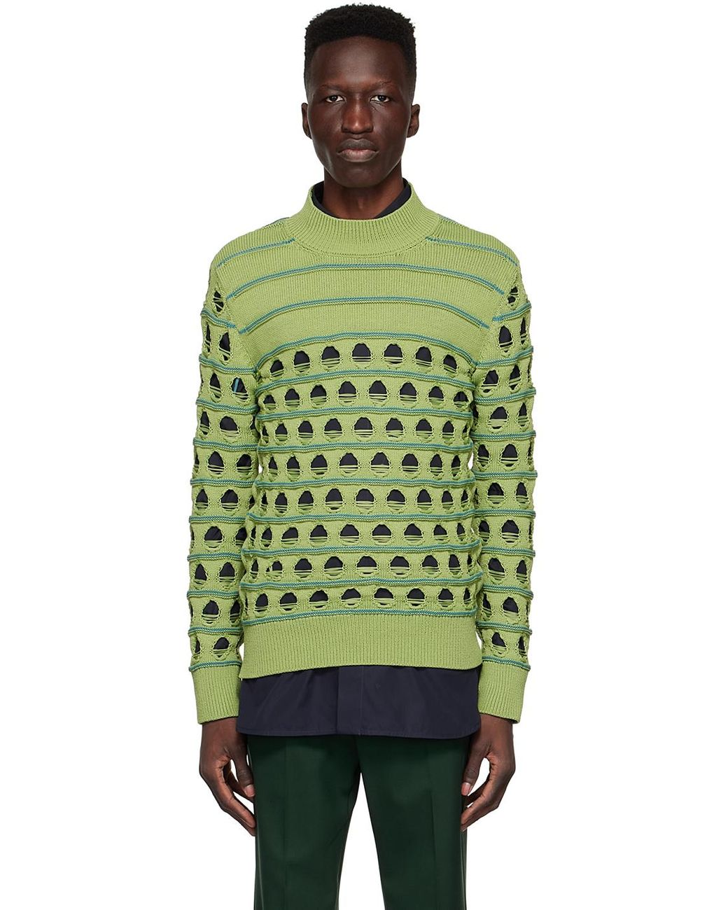 NAMACHEKO Green Leni Sweater for Men | Lyst
