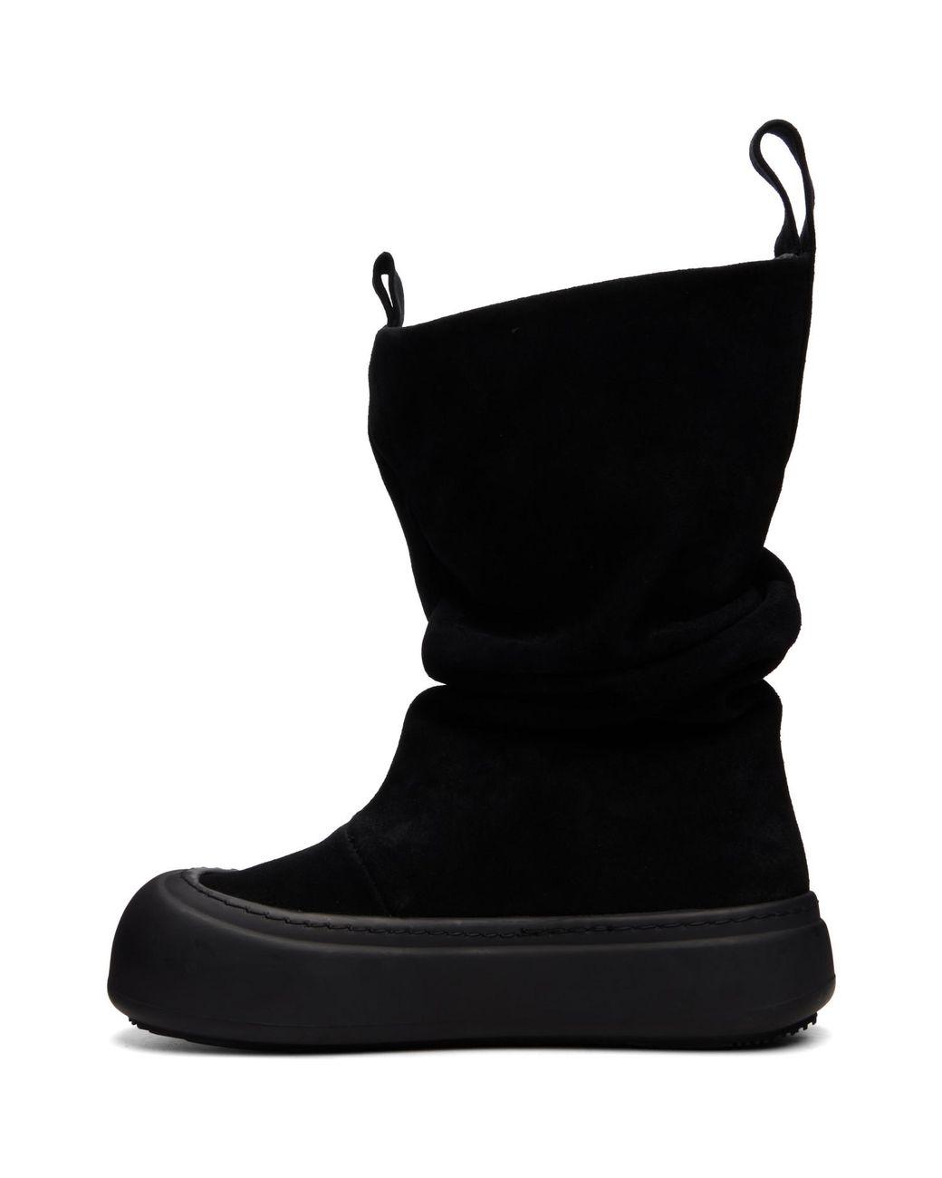 Yume Yume Black Ssense Exclusive Low Fisherman Chelsea Boots for men