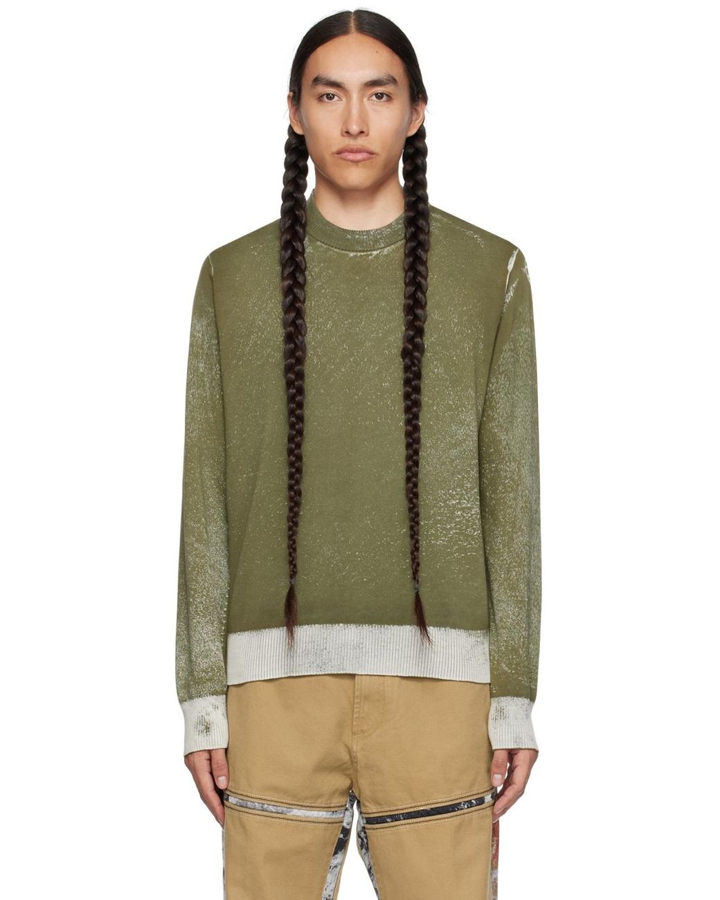 メンズ DIESEL ーン K-larence-b セーター グリーン | Lyst
