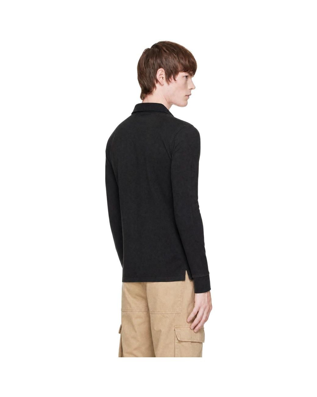 Raimundo Langlois Black Ssense Exclusive Rugby Polo for men