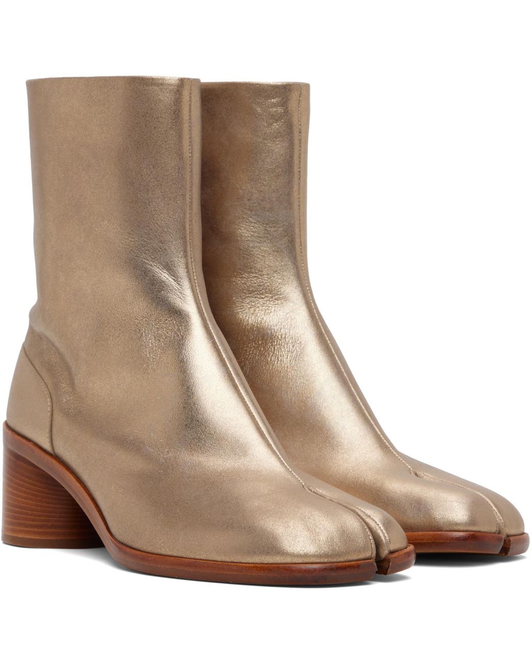 Maison Margiela Brown Tabi Ankle Boots for men
